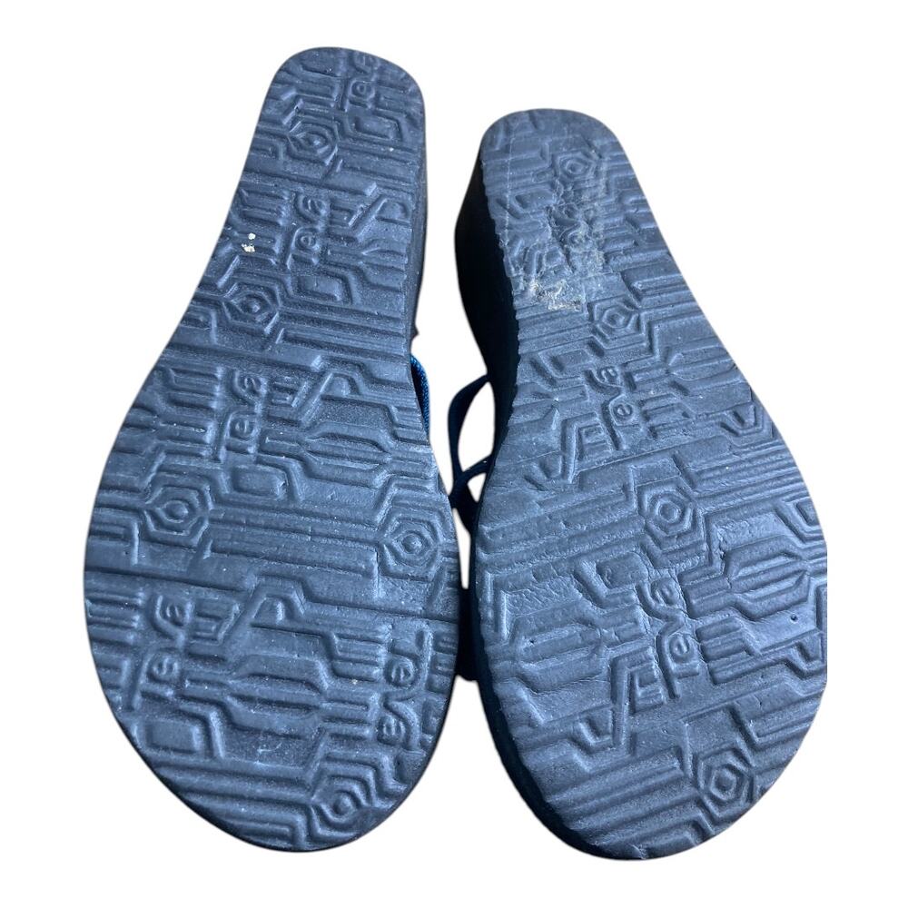 Teva Blue Mandalyn Wedge Sandals - Picture 5 of 5